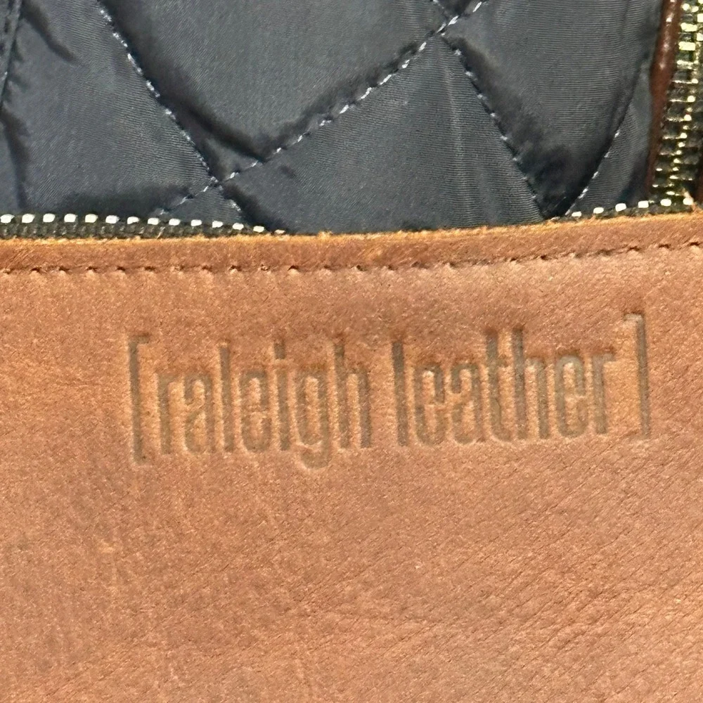 Raleigh Leather Brown Leather Crossbody Bag Leopard Pony Hair Hand Strap Artisan